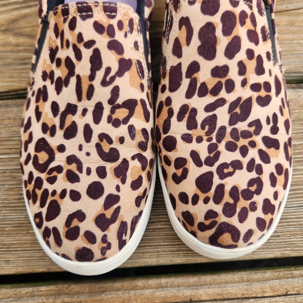 Dr Scholls Animal Print Slip On Brown And Black Sneakers Casual Shoes 8M - Picture 3 of 6